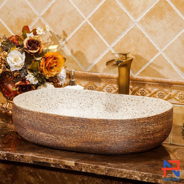 Chậu Sứ Mỹ Thuật Cao Cấp NPSM039