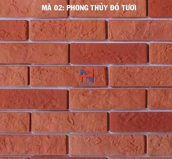 Gạch giả cổ đỏ tươi NPGC008
