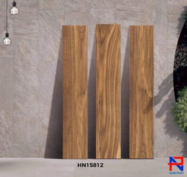 Gạch giả gỗ - Gạch vân gỗ 15x80cm EHNP15812
