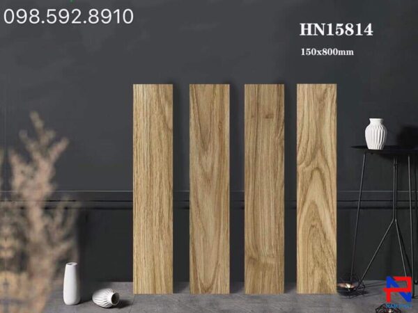 Gạch giả gỗ - Gạch vân gỗ 15x80cm EHNP15814