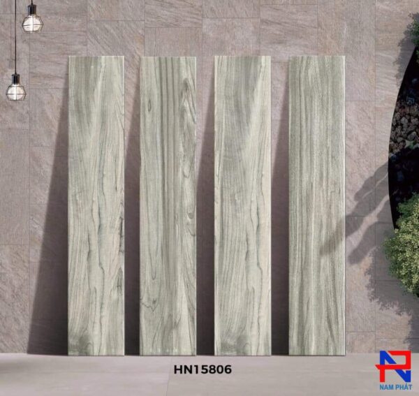 Gạch giả gỗ - Gạch vân gỗ 15x80cm EHNP15806