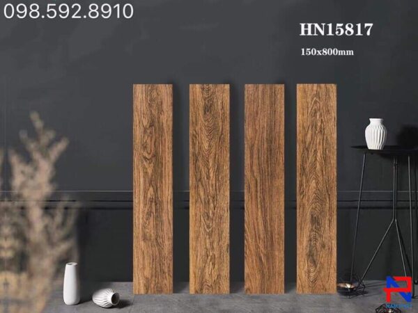 Gạch giả gỗ - Gạch vân gỗ 15x80cm EHNP15817