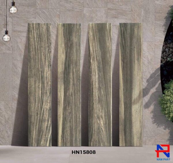 Gạch giả gỗ - Gạch vân gỗ 15x80cm EHNP15808