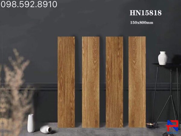 Gạch giả gỗ - Gạch vân gỗ 15x80cm EHNP15818