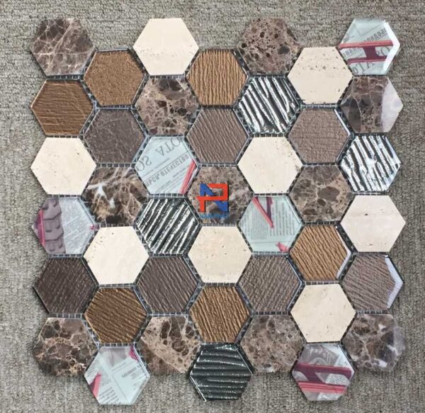 Gạch Mosaic Lục Giác MLG006