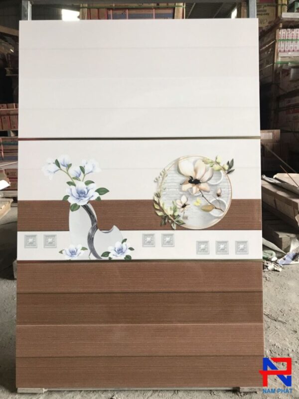 Gạch men bóng ốp tường nhà vệ sinh kích thước 30x60 - NPNT012