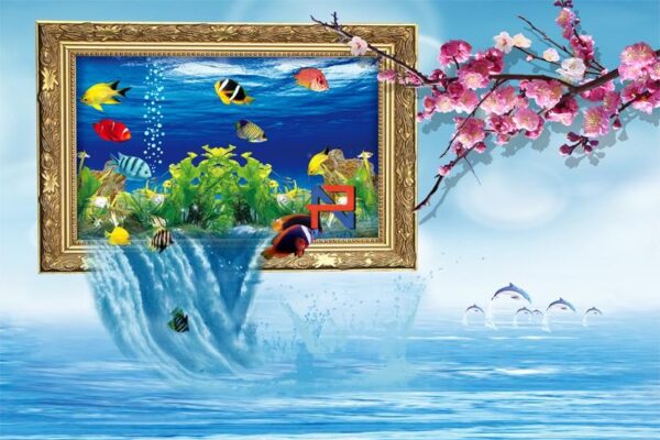 Gạch Tranh 3D Biển - Đại Dương BGT3D011