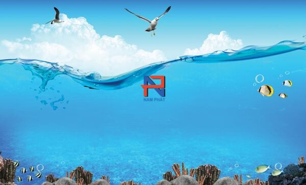Gạch Tranh 3D Biển - Đại Dương BGT3D01