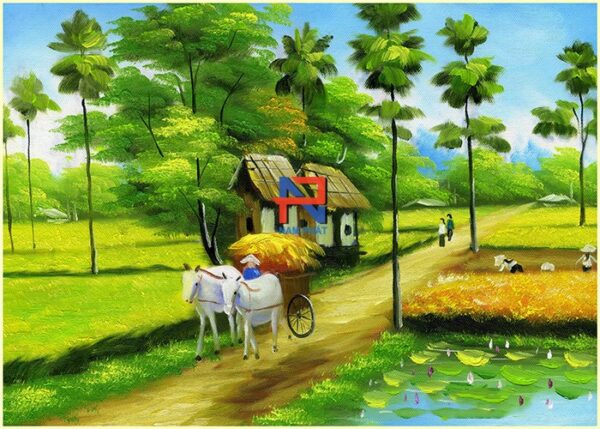 Gạch Tranh 3D Đồng Quê DGT3D03