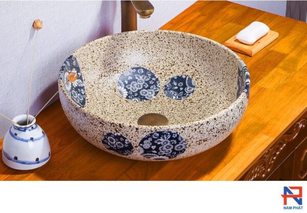 Chậu Sứ Mỹ Thuật Cao Cấp NPSM049