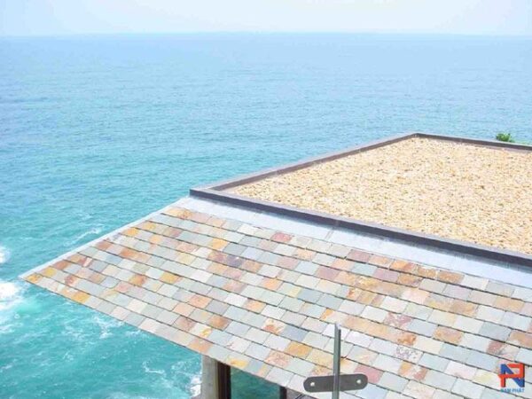 Mái lợp sử dụng đá đa sắc Lai Châu