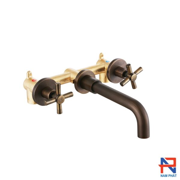 Vòi Âm Tường Đồng Thau NPDT020