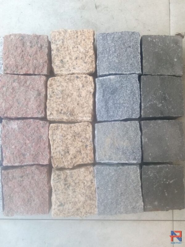 Đá cubix bazan lát sân vườn
